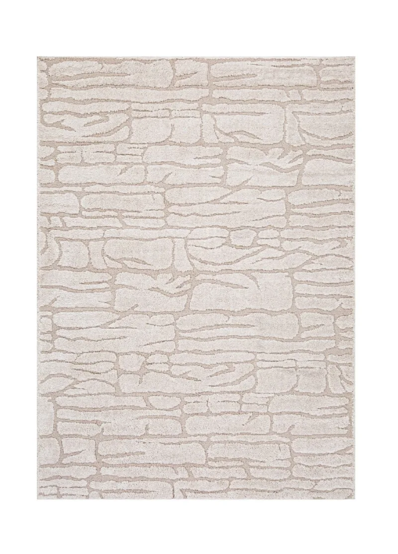 Softy Brick Linne, mjuk mönstrad matta från Mattadirekt